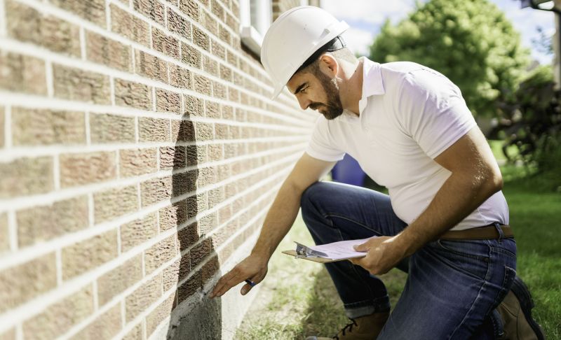 Inspecting Roof and Foundation